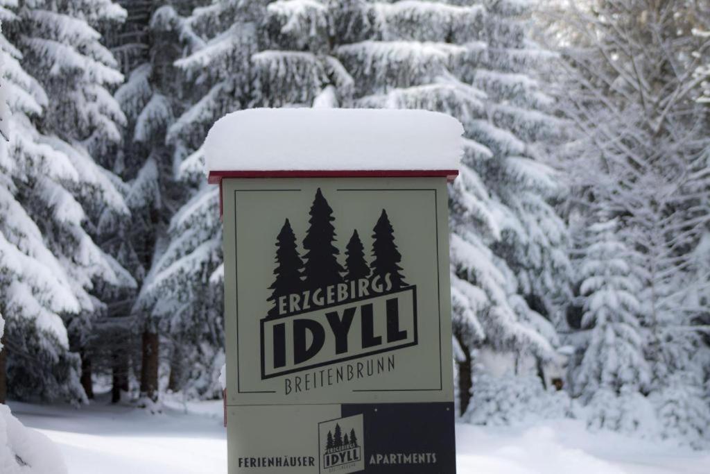 Erzgebirgsidyll Breitenbrunn - Waldhaus Neuer Anbau Buitenkant foto