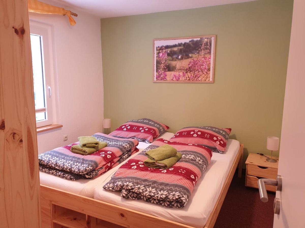 Erzgebirgsidyll Breitenbrunn - Waldhaus Neuer Anbau Buitenkant foto